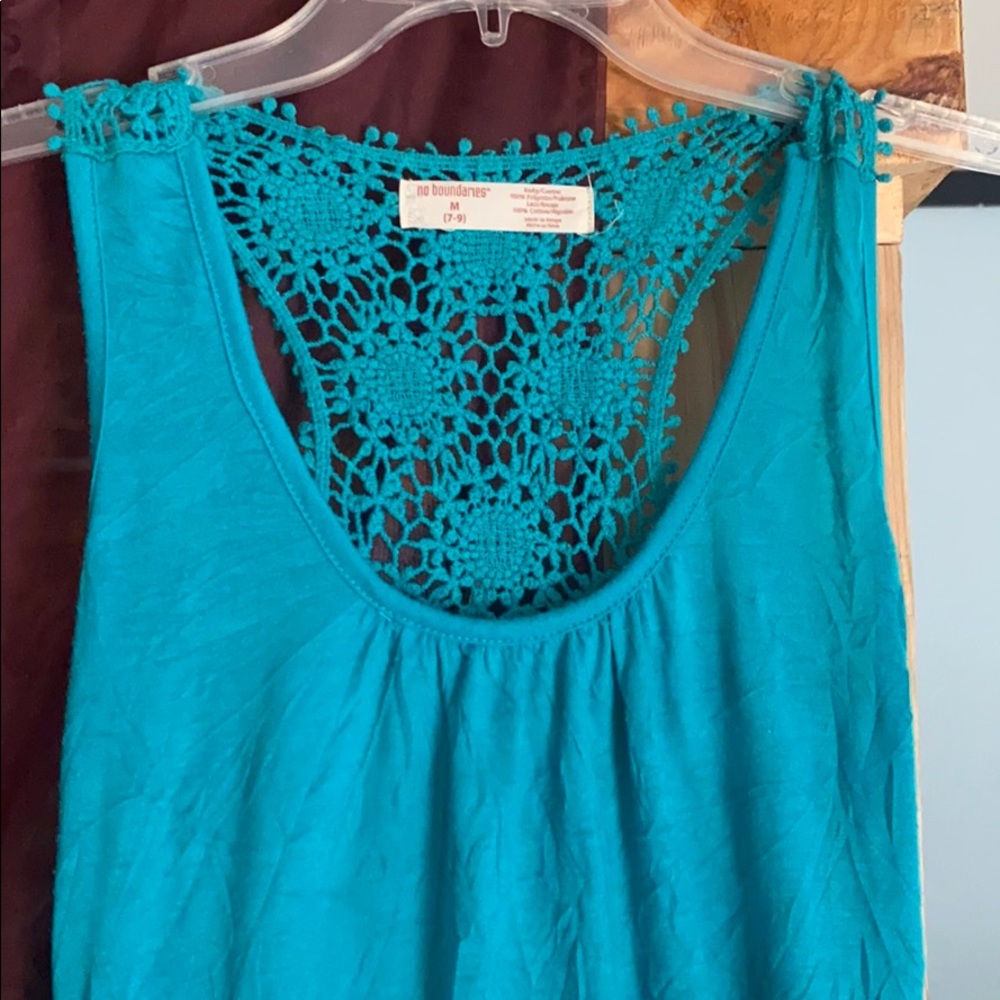 Knit back tank top